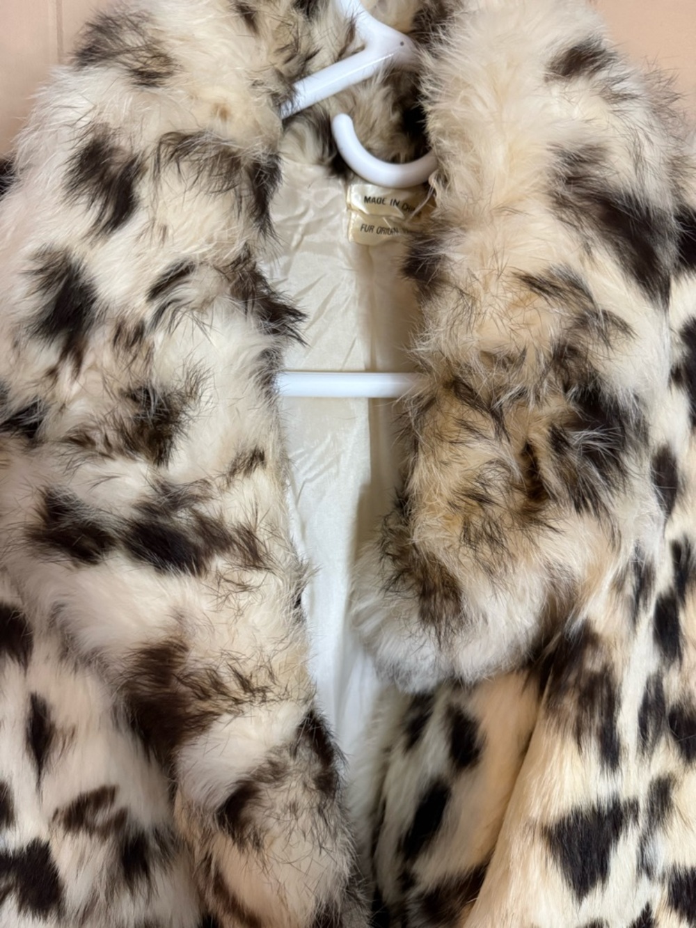 Authentic Rabbit Fur Coat - Picture 2 of 3